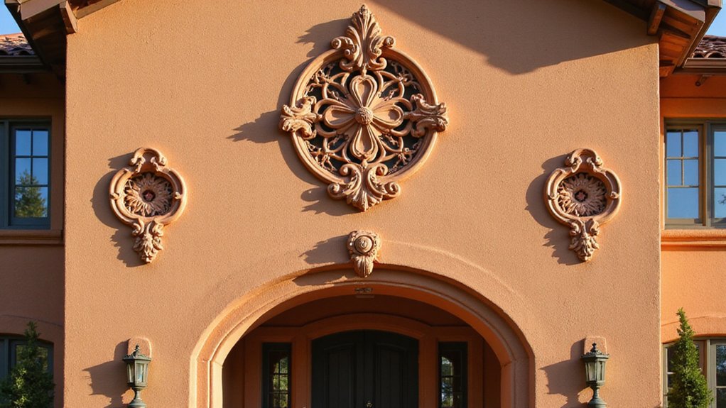 decorative stucco enhances curb appeal